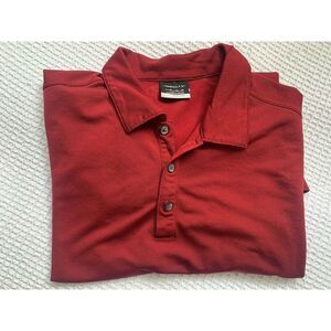 Nike Golf Polo Shirt Mens Extra Large XL Red‎  Lightweight